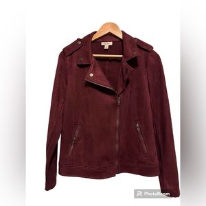 Faux Leather Purple Coats, Jackets for Women